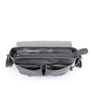 OLD TREND Genuine Leather Moonlight Messenger Bag (Grey)