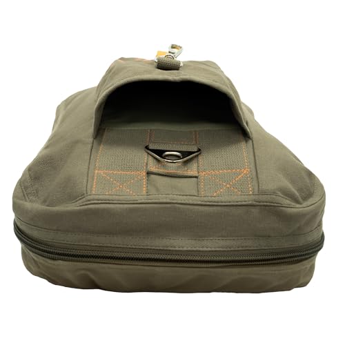 Olive Drab Vintage Canvas Flight Bag