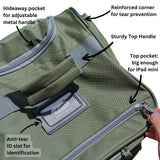 Olympia U.S.A. 29 inch Jumbo Size 8 Pockets Wheeled Rolling Duffel Bag Water Resistant Luggage Lightweight Travel Suitcase with Retractable Handle