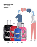 Olympia U.S.A. 29 inch Jumbo Size 8 Pockets Wheeled Rolling Duffel Bag Water Resistant Luggage Lightweight Travel Suitcase with Retractable Handle