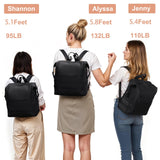 Omanmoli Diaper Bag Backpack,Large Neoprene Baby Bag for Boys Girls with 15 Diaper Bag Organizer,2 Insulated Pockets,Changing Pad,Stroller Straps,Black