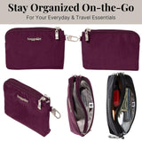 On the Go Daily RFID Pouch - Lightweight 7"x5" Travel Essential RFID Wallet