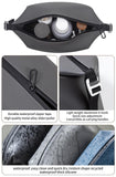 Onbagway 6"x 9.84" 4.5L Large Silicone Toiletry Bag,Waterproof Leakproof Foldable Travel Organizer,Dopp Kit Alternative for Men & Women,Black