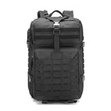 ONE WVW PIN Tactical Backpack for Men, 45L Military Gym Backpacks, Large 3 - Day Assault Pack Bug Out Bag MOLLE Daypack for Rucking Fishing Camping(Black)