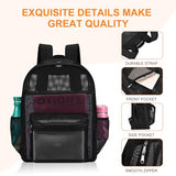 Oraben Heavy Duty Mesh Backpack for Beach Work, Mesh Bookbag 25L