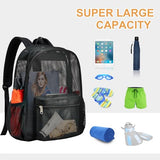 Oraben Heavy Duty Mesh Backpack for Beach Work, Mesh Bookbag 25L