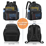 Oraben Heavy Duty Mesh Backpack for Beach Work, Mesh Bookbag 25L