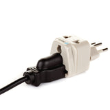 OREI US to Brazil Plug Adapter - Type N Travel Adapter for Brazil - Universal 2 in 1 - CE Certified - RoHS Compliant - White (DB - 11C)