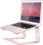 Orionstar Ergonomic Laptop Stand, Premium 5mm Aluminum Riser for 10 - 15.6 Inch Notebook Computer, Tool - Free Detachable Elevator Holder for Desk Office, Sturdy Riser for Eye - Level Neck Relief (Pink)