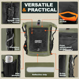 OSAH DRYPAK Waterproof Backpack Dry Bag 35L/55L/85L – Heavy Duty Roll - Top Hiking Backpack for Travel, Kayaking, Boating, Camping, Rafting and Fishing