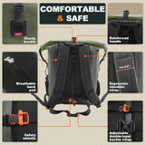 OSAH DRYPAK Waterproof Backpack Dry Bag 35L/55L/85L – Heavy Duty Roll - Top Hiking Backpack for Travel, Kayaking, Boating, Camping, Rafting and Fishing