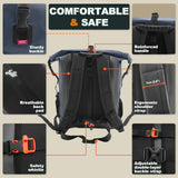 OSAH DRYPAK Waterproof Backpack Dry Bag 35L/55L/85L – Heavy Duty Roll - Top Hiking Backpack Sack Keeps Gear Dry for Travel, Kayaking, Boating, Camping, Rafting and Fishing