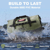 OSAH DRYPAK Waterproof Duffel Bag 25L/40L/60L – Heavy - Duty Motorcycle Tail Bag, Roll - Top Dry Bag for Travel, Camping, Boating, Kayaking, Outdoor Adventure