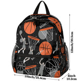 OSAM SPACE Basketball Player Backpack for Boy Cool Dunk Small Backpack 12 Inche for Kids,Toddler Back pack with Chest Strap