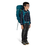 Osprey Ace 38L Kids' Backpacking Backpack, Green Canopy | Osprey Backpacks