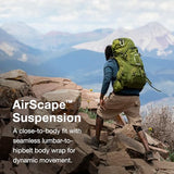 Osprey Aether 65L Men's Backpacking Backpack, Black, L/XL, Extended Fit | Osprey Backpacks
