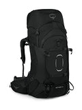 Osprey Aether 65L Men's Backpacking Backpack, Black, L/XL, Extended Fit