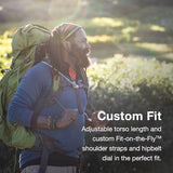 Osprey Aether 65L Men's Backpacking Backpack, Black, L/XL, Extended Fit | Osprey Backpacks