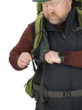 Osprey Aether 65L Men's Backpacking Backpack, Black, L/XL, Extended Fit | Osprey Backpacks