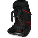 Osprey Aether Plus 100L Men's Backpacking Backpack, Black, L/XL | Osprey Backpacks