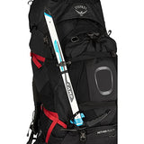 Osprey Aether Plus 100L Men's Backpacking Backpack, Black, L/XL | Osprey Backpacks