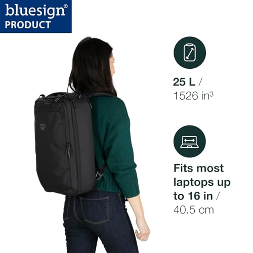 Osprey Aoede 25L Commuter Briefcase Backpack, Black | Osprey Backpacks