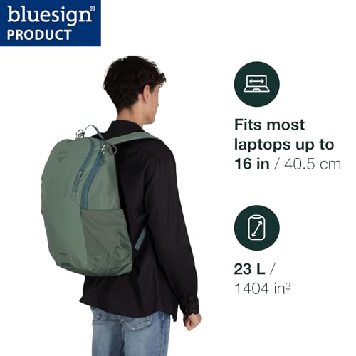 Osprey Astronova Campus Laptop Backpack - Lightweight Everyday Bag with Laptop Sleeve and Bottle Pockets, Earl Grey | Osprey Backpacks