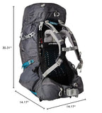 Osprey Aura AG 50L Women's Backpacking Backpack, Vestal Grey, X-Small | Osprey Backpacks