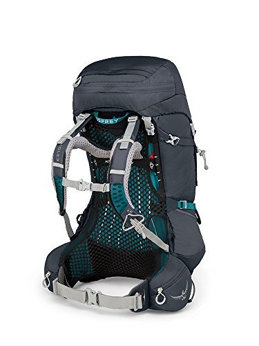 Osprey Aura AG 50L Women's Backpacking Backpack, Vestal Grey, X-Small | Osprey Backpacks