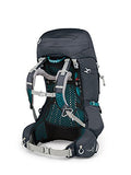 Osprey Aura AG 50L Women's Backpacking Backpack, Vestal Grey, X-Small | Osprey Backpacks