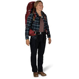 Osprey Aura AG 65L Women's Backpacking Backpack, Berry Sorbet Red, WM/L | Osprey Backpacks