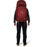 Osprey Aura AG 65L Women's Backpacking Backpack, Berry Sorbet Red, WM/L | Osprey Backpacks