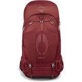 Osprey Aura AG 65L Women's Backpacking Backpack, Berry Sorbet Red, WM/L | Osprey Backpacks