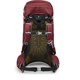 Osprey Aura AG 65L Women's Backpacking Backpack, Berry Sorbet Red, WM/L | Osprey Backpacks