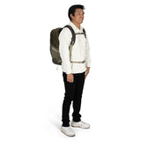 Osprey Comet Laptop Backpack - Dual Compartment Commuter Bag for Laptop & Everyday Essentials, Phantom Grey Heather | Osprey Backpacks