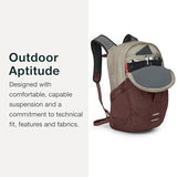 Osprey Comet Laptop Backpack - Dual Compartment Commuter Bag for Laptop & Everyday Essentials, Phantom Grey Heather | Osprey Backpacks