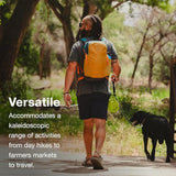 Osprey Daylite Commuter Backpack - Lightweight Everyday Bag with Laptop Sleeve, Bottle Pockets, Shaleafy Print/Frosty Mint | Osprey Backpacks