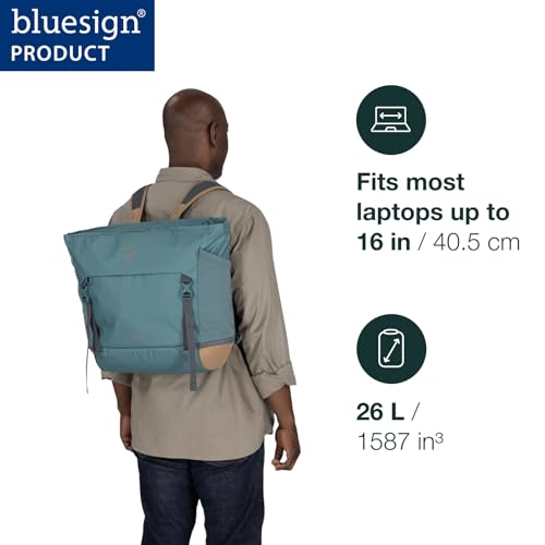 Osprey Daylite Large Tote Weekend Pack - Shoulder or Backpack Carry with Laptop Sleeve & Shoe Compartment, Torrent Blue | Osprey Backpacks