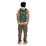 Osprey Daylite Plus Commuter Backpack - Everyday Pack with Laptop Sleeve, Bottle Pockets, and Extra Storage, Fuzzy Window Print/Torrent Blue | Osprey Backpacks