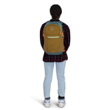 Osprey Daylite Plus Earth Commuter Backpack for Men and Women, Dark Charcoal/Blue Flame