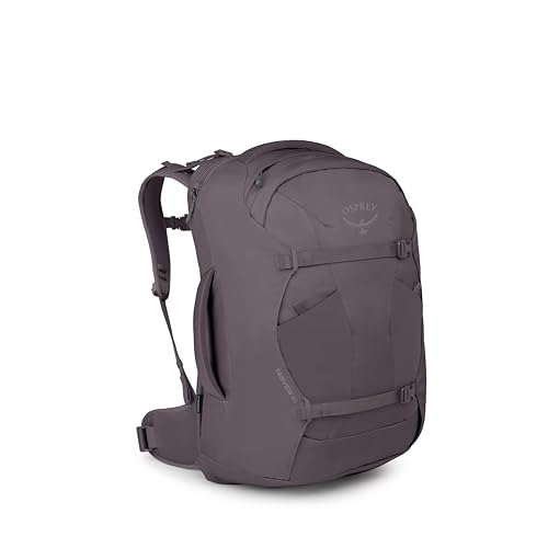 Osprey Fairview 40L Women's Travel Backpack - Carry On Bag with Laptop Sleeve and Toiletry Pocket, Graphite Purple | Osprey Backpacks