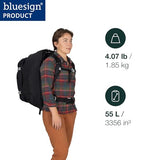 Osprey Fairview 55L Women's Travel Backpack - Carry On Bag with Personal Item Sized Detachable Daypack, Cascade Blue-Torrent Blue | Osprey Backpacks