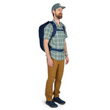 Osprey Farpoint 40L Men's Travel Backpack - Carry On Bag with Laptop Sleeve and Toiletry Pocket, Antique Blue | Osprey Backpacks