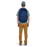 Osprey Farpoint 40L Men's Travel Backpack - Carry On Bag with Laptop Sleeve and Toiletry Pocket, Antique Blue | Osprey Backpacks