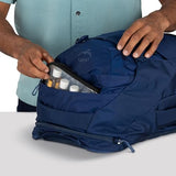 Osprey Farpoint 40L Men's Travel Backpack - Carry On Bag with Laptop Sleeve and Toiletry Pocket, Antique Blue | Osprey Backpacks