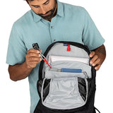 Osprey Farpoint 55L Men's Travel Backpack - Carry On Bag with Personal Item Sized Detachable Daypack, Antique Blue | Osprey Backpacks
