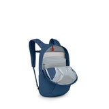 Osprey Farpoint Fairview Travel Daypack for Men and Women - Carry On Personal Item Backpack with Laptop Sleeve, Antique Blue