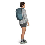 Osprey Farpoint Fairview Travel Daypack for Men and Women - Carry On Personal Item Backpack with Laptop Sleeve, Graphite Purple | Osprey Backpacks