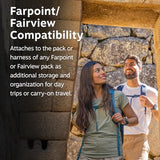 Osprey Farpoint Fairview Travel Daypack for Men and Women - Carry On Personal Item Backpack with Laptop Sleeve, Graphite Purple | Osprey Backpacks