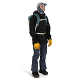 Osprey Glade 20L Ski and Snowboard Backpack with Hydraulics 2.5L Water Reservoir - Winter Avalanche Safety Gear Pack with Insulated Harness, A-Frame Ski and Snowboard Carry, Black | Osprey Backpacks